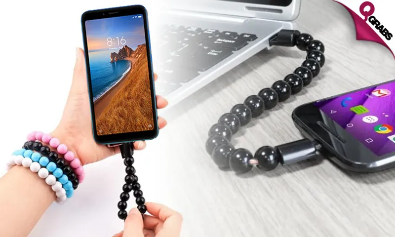 Wearable Micro-USB Cable Bracelet!